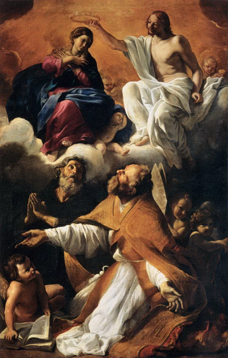 32-Coronazione della Vergine con i santi Augusto e Guglielmo-Musée du Louvre, Paris 